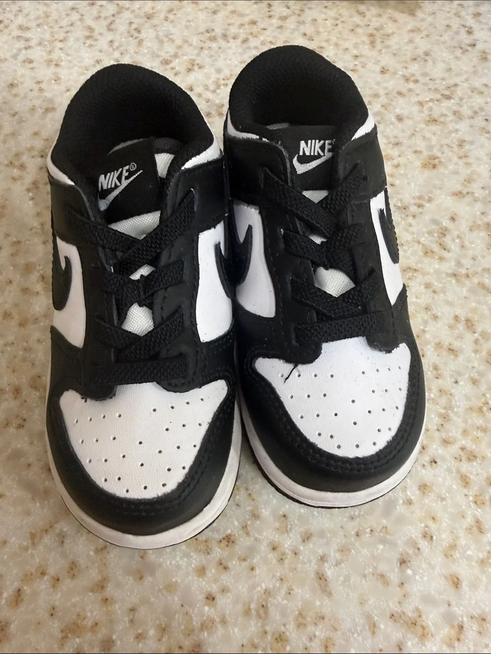 Nike Kids Black and White Sneakers
